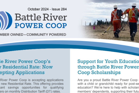 Battle River Newsletter 2024 October Header