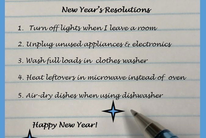 list of New Year's resolutions